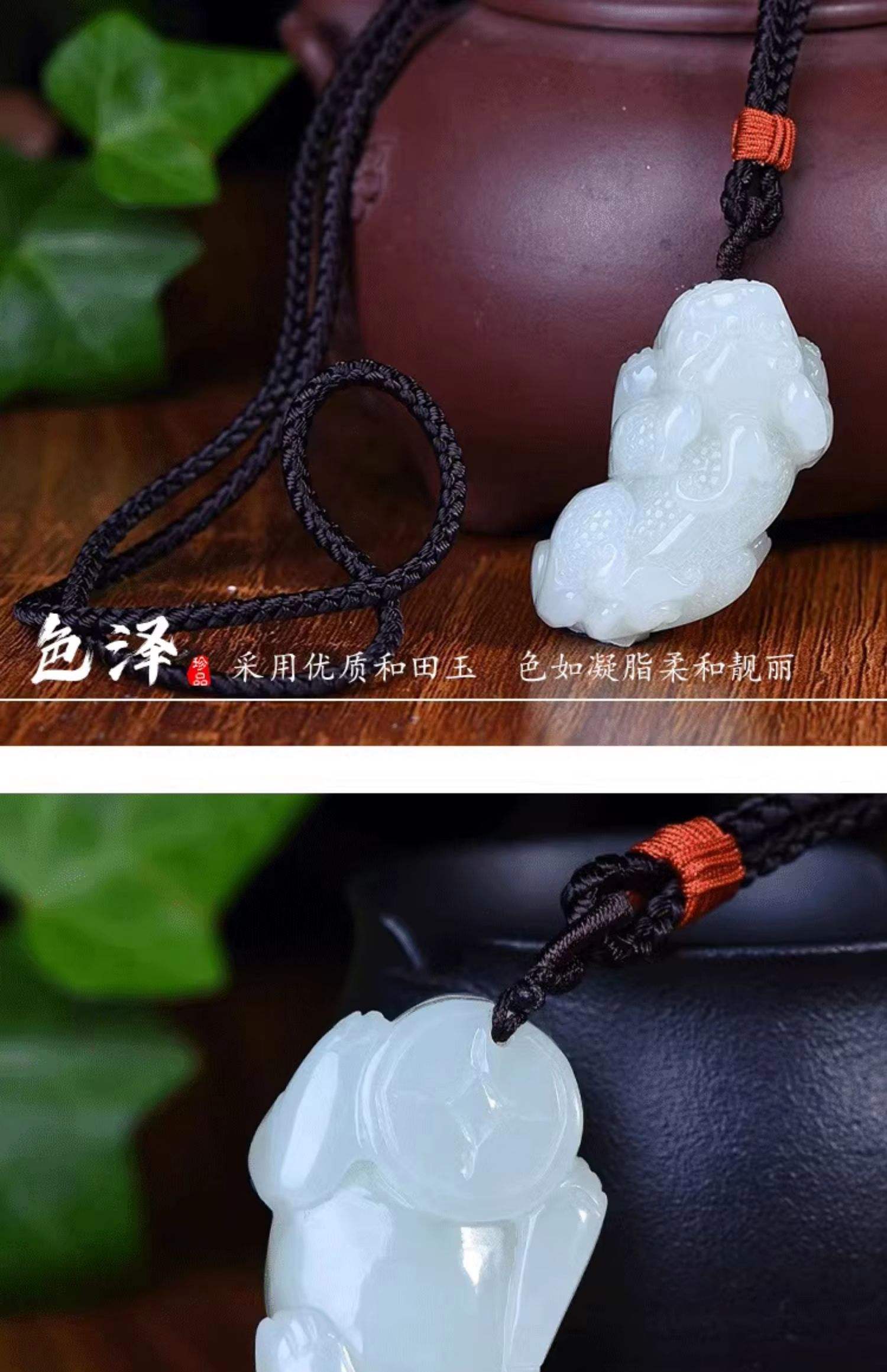 脖子上戴和田玉应该戴在什么位置