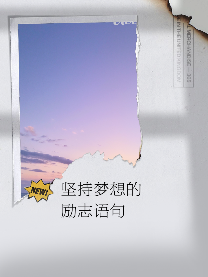 关于坚持梦想的名句