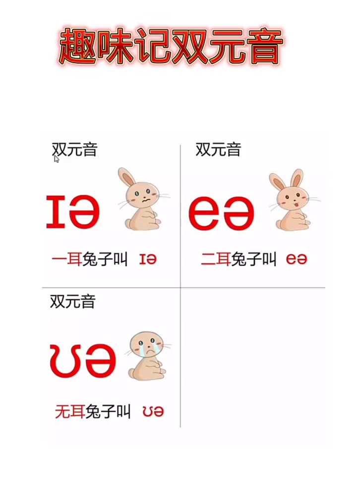 单元音共有几个双元音共有几个